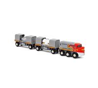 BRIO World - Trains of the World Santa Fe Train for Kids Age 3 Years and Up - Wooden Railway Accessories and Add Ons