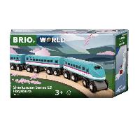 BRIO World - Trains of the World - Shinkansen Hayabusa E5 Series for Kids Age 3 Years Up - Railway Accessories and Add Ons
