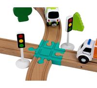 Briocks® - Crossroads for Wooden Train - Compatible with BRIO, Thomas, Lillabo, IKEA, Melissa & Doug, Oxybul, Playtive and many more!