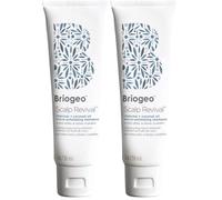 Briogeo Scalp Revival Exfoliator Charcoal Shampoo - Treatment for Dry & Itchy Scalp, Clarifying Shampoo for Build Up - 59ml (Pack of 2)