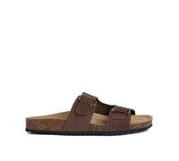 Geox Women's D Brionia Sandal, coffee, 7.5 UK