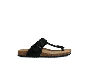 Brionia Buckle Flip Flops Black