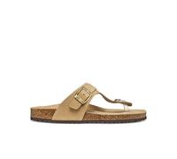 Geox Women's D BRIONIA K Flat Sandal, LT Taupe, 39 EU