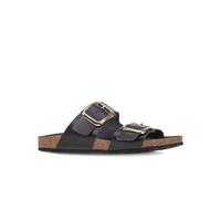 Geox Women's D Brionia R BFlat Sandals, black, 6 UK