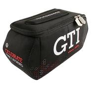 BRISA VW Collection - GTI Toiletry Bag Cosmetic Case | Volkswagen Toiletry Bag Cosmetic Case, Water-Repellent, 4 Mesh Compartments for Travel, Neoprene, Hexagon/Black