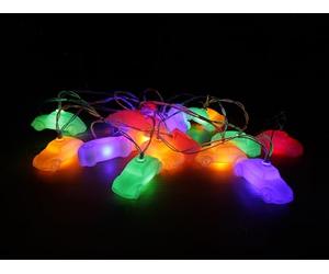 BRISA VW Collection - Stylish ambience Volkswagen Beetle Battery Light Chain for Parties, Children's Rooms, workshops & Events (for Indoor use/3m/20 x LED/USB-C)