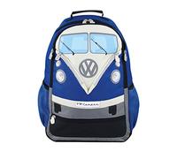 BRISA VW Collection - Volkswagen Hiking Laptop University Backpack in T1 Bus Campervan Design (30 L/7.9 gal/Large/Blue)