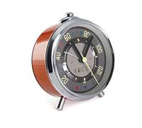 BRISA VW Collection - Volkswagen Alarm Clock Timepiece in Speedometer Design from T1 Bus (Speedometer/Red)