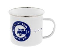 BRISA VW Collection - T1 Bus Camper Enamel Coffee Mug, 500 ml