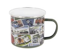 BRISA VW Collection - T1 Bus Camper Enamel Coffee Mug, 500 ml