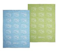 BRISA VW Collection - T1 Bus Camper Kitchen Towels, 2-Pack