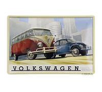 BRISA VW Collection - T1 Bus Camper Vintage Metal Sign Wall Decor