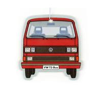 BRISA VW Collection - Volkswagen Air Freshener, Room Freshener, Deodorizer for Cars T3 Bus Vanagon Motif (Bus Front/Vanilla/Red)