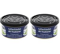 BRISA VW Collection - Volkswagen Air Freshener Scent Dispenser in a Can with T1 Bus Campervan Motif (Classic Bus/Fresh/Blue) (Pack of 2)