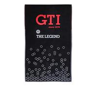 BRISA VW Collection - Volkswagen Beach Bath Sauna Towel in GTI Design (The Legend/Black)