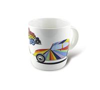 BRISA VW Collection - Volkswagen Beetle Coffee-Tea-Mug-Cup for Home, Camping & Outdoor (Stripes)