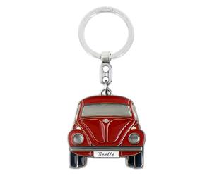 BRISA VW Collection - Volkswagen Enamel Metal Keyring Keychain Accessory Keyholder in Beetle Bug Design