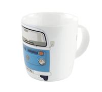 BRISA VW Collection - Volkswagen Large Ceramic Coffee-Tea-Cappuccino Mug Cup in T2 Bus Campervan Design (370 ml/12.5 fl oz/Bus Front/Blue)