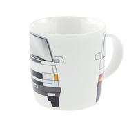 BRISA VW Collection - Volkswagen Large Ceramic Coffee-Tea-Cappuccino Mug Cup in T4 Bus Campervan Design (Front/White)
