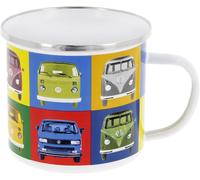 BRISA VW Collection - Volkswagen Large Enamel Coffee-Tea Mug Cup for Camping &