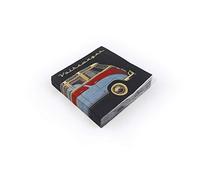 BRISA VW Collection - Volkswagen Napkins Table Paper Tissues with VW T1 Bus and Beetle Motif (Bus & Beetle/Black)