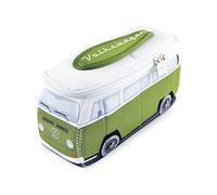 BRISA VW Collection - Volkswagen Neoprene Universal Makeup Cosmetics Toiletry Travel Pharmacy Bag in T2 Bus Design (Green & White/Small)