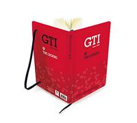 BRISA VW Collection - Volkswagen Notebook-Diary-Writing Book, Lined with Hardcover Binding in T1 bus, Beetle, GTI Design DIN A5 (The legend/red)