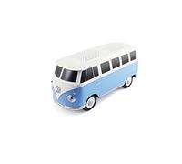 BRISA VW Collection - Volkswagen Portable Bluetooth Speaker Wireless Box with rechargable battery T1 Bus Campervan (Scale: 1:20/Classic Bus/Blue)