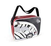 BRISA VW Collection - Volkswagen Shoulder Travel Messenger Bag with Beetle Bug Motif (Black/Zebra)