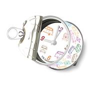 BRISA VW Collection Volkswagen Table Clock, Magnet Clock, MyClock also customizable, Photo Gift in T1 Bus, Beetle, GTI Design (Silhouette/White)