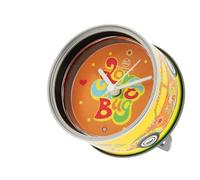 BRISA VW Collection Volkswagen Table Clock, Magnet Clock, MyClock also customizable, Photo Gift in T1 Bus, Beetle, GTI Design (Flower/Yellow)