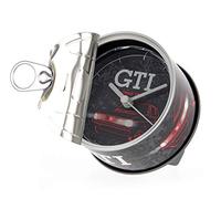 BRISA VW Collection Volkswagen Table Clock, Magnet Clock, MyClock also customizable, Photo Gift in T1 Bus, Beetle, GTI Design (GTI The Legend/Black)