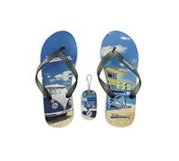 BRISA VW Collection VW T1 Bus Beach Sandals XL (EU 42/43) - Beachlife/blue