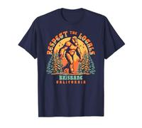 Brisbane California Respect the Locals Bigfoot Sasquatch T-Shirt