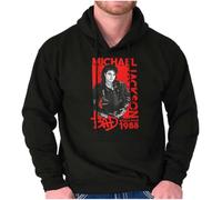 Brisco Brands Michael Jackson Bad World Tour 1988 Hoodie Sweatshirt Women Men