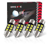 BRISHINE 4PCS Festoon 28MM 29MM DE3175 LED Bulbs, 2835 Chipsets Canbus Error Free 1.1” DE3021 3175 3022 N3 LED Bulbs for Car Interior Dome Map Door Courtesy License Plate Lights, Xenon White