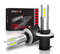 BRISHINE 880 899 LED Fog Light Bulbs 6000K Xenon White, Extremely Bright 3030 Chips 892 886 890 LED Bulbs with Projector for Car Fog Lights, Daytime Running Lights DRL(Pack of 2)