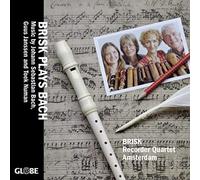 BRISK RECORDER QUART - BRISK PLAYS BACH - New CD - W4z