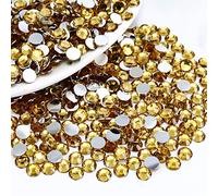 Briskbloom 4500PCS SS6 2mm Resin Flatback Rhinestone, Topaz Flatback Rhinestones for Nails, Tumblers, Mugs, Bottles, Craft Decoration, Loose Bling Glitter Diamond Stone