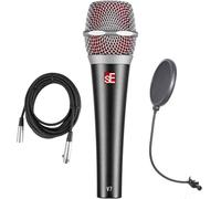 Briskdrop sE Electronics V7 Supercardioid Dynamic Handheld Vocal Microphone - Bundle with Pop Filter and XLR Cable