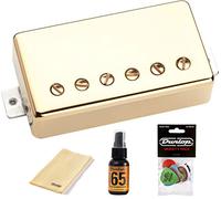 Briskdrop Seymour Duncan SH-4 JB Model Humbucker Pickup - Bundled with Dunlop Pick Pack and Dunlop Polishing Kit (Gold)