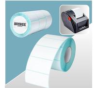 BRISKEE 1000 Self Adhesive Labels 60mm x 30mm | Multi-Purpose, Waterproof, Oil-Proof Thermal Labels for FBA, Barcode, Address, Kitchen, Fridge, Freezer (3 Pack)