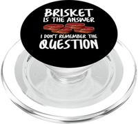 Brisket Is The Answer I Dont Remember The Question PopSockets PopGrip for MagSafe