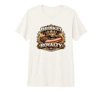 Brisket Royalty Funny BBQ Smoker Pitmaster Dad Gift Premium T-Shirt