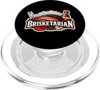 Brisketarian Funny Brisket Lover Carnivore Diet Keto Fan BBQ PopSockets PopGrip for MagSafe
