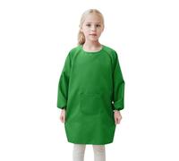 Briskorry Children's Painting Apron for Children 7-12 Years, Girls Boys Waterproof Painting Coat Adjustable Craft Apron with Long Sleeves and Pockets Painting Coat School for Art Painting Crafts
