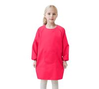 Briskorry Children's Painting Apron for Children 7-12 Years, Girls Boys Waterproof Painting Coat Adjustable Craft Apron with Long Sleeves and Pockets Painting Coat School for Art Painting Crafts