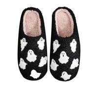 Briskorry Women's Slippers, House Slippers, Soft Warm Slippers, Cosy Lightweight Slippers, Memory Cotton Mules, Fluffy Hut Shoes, Women, Non-Slip Shoes, Halloween, Indoor