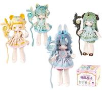 Briskyjp PENNY'S BOX ANTU Cute Beast Magic Series, Blind Box, 4 Piece Full Set, Height Approx. 6.5 - 7.5 inches (16.5 - 19 cm), PVC & ABS Material, BJD Articulating Figure, Cute, Painted Present