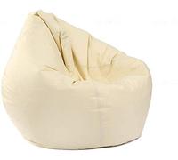 Waterproof Bean Bag Chairs Large Storage Bean Bag Oxford Chair Cover Soft Indoor & Outdoor Zipper Beanbag Chair Cover No Filling Great for Gaming chair and Garden Chair (Beige, 1)